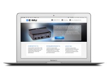 Landing page для продажи аудиоинтерфейса E-MU