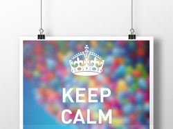 Фирменная открытка в стиле "Keep calm..."