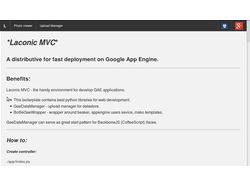 Laconic MVC - distributive for google app engine