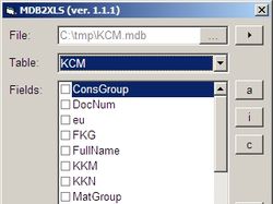 MDB2XLS