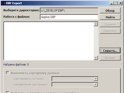 DBF Export