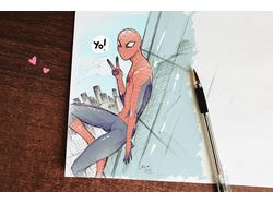 Spidey on the desk