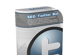 Дизайн упаковки программы SEO Twitter Bot