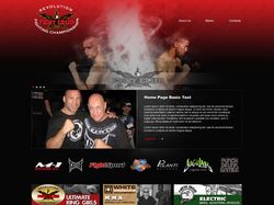 Дизайн сайта бойцовского клуба