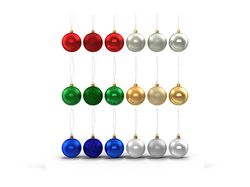 Round Christmas Ornaments