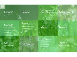 Сайт для зеленой платформы