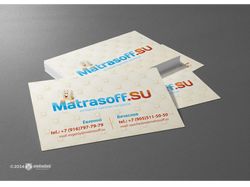 Визитка "Matrasoff"