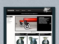 Дизайн сайта "flycaster.ru"