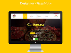Дизайн сайта для пиццерии «PizzaHut»