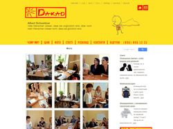 Сайт школы немецкого языка Dakad