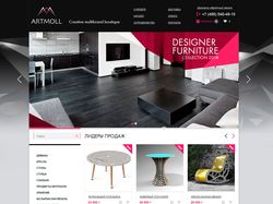 Интернет-магазин дизайнерской мебели artmoll.ru