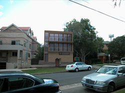 Модель здания вписанная в фото