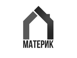 Логотип для строительной компании "Материк"