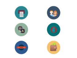 Набор иконок в стиле FLAT