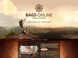 Landing Page. BAGS-online