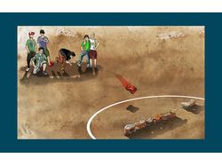 Иллюстрации к книге. Казахские национальные игры