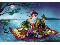 Иллюстрации к сказкам и эпосам