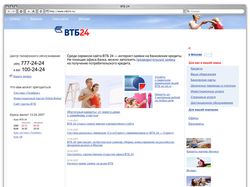 Сайт Банка ВТБ 24
