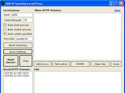 IP-Spoofing Local HTTP-Proxy