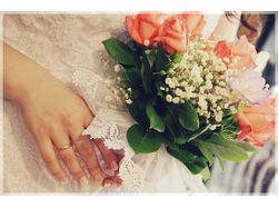 Свадебное фото. Букет невесты