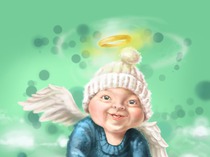Портрет на заказ "Маленький ангелок"