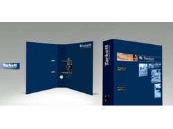 Макет папки для компании TARKETT