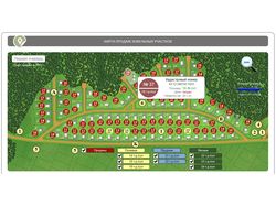 Интерактивная карта продажи земельных участков
