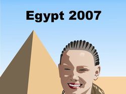 Девушка в Египте