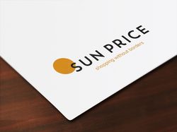 Логотип для сервиса покупок за рубежом SunPrice