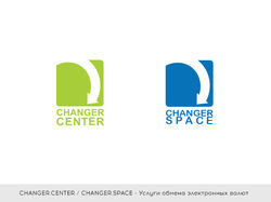 Логотип для сайта CHANGER.CENTER / CHANGER.SPACE