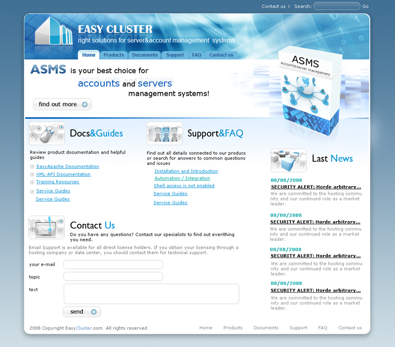 EasyCluster 2008.jpg