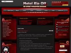 Metal Rip Off - сообщество против рип офферов