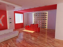 Дизайн интерьера магазина PUMA