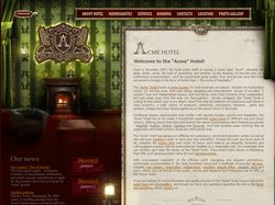 Сайт компании Acme-Hotel
