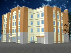 Облицовка фасада АКМ панелямя