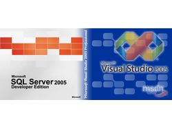 Visual Studio - обложка для коробки CD