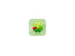 Иконка для ICQ - в телефоне iPhone