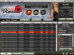 GolasBet Poker Lobby