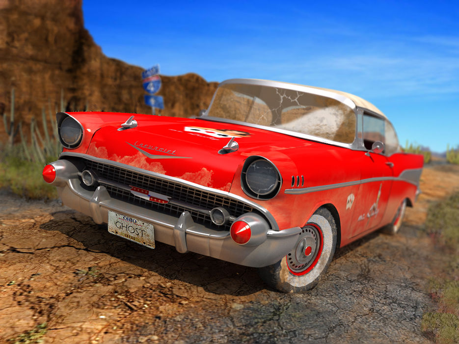 Chevrolet Bell Air 1957 in desert.jpg
