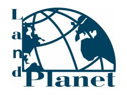 Логотип строительной компании "Land Planet"