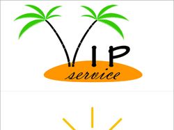 Логотип турфирмы "VIP service"