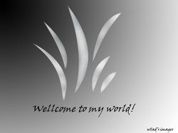 Wellcome to my world!