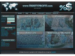 Дизайн сайта "Trinityprofit"