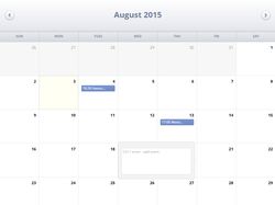 Календарь событий на AngularJS