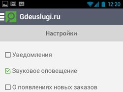 приложение для сайта gdeuslugi.ru