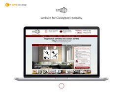 Дизайн сайта для компании GlassGood