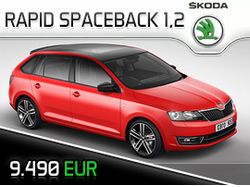 Баннер Skoda Rapid Spaceback 1.2