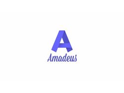 Логотип для музыкальных курсов Amadeus