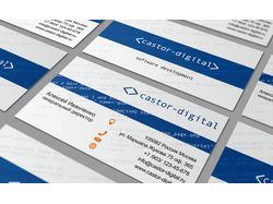 business card Castor Digital