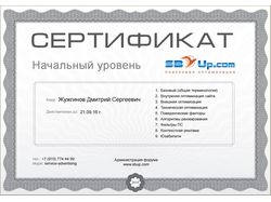 Бесплатный сертификат SEO специалиста